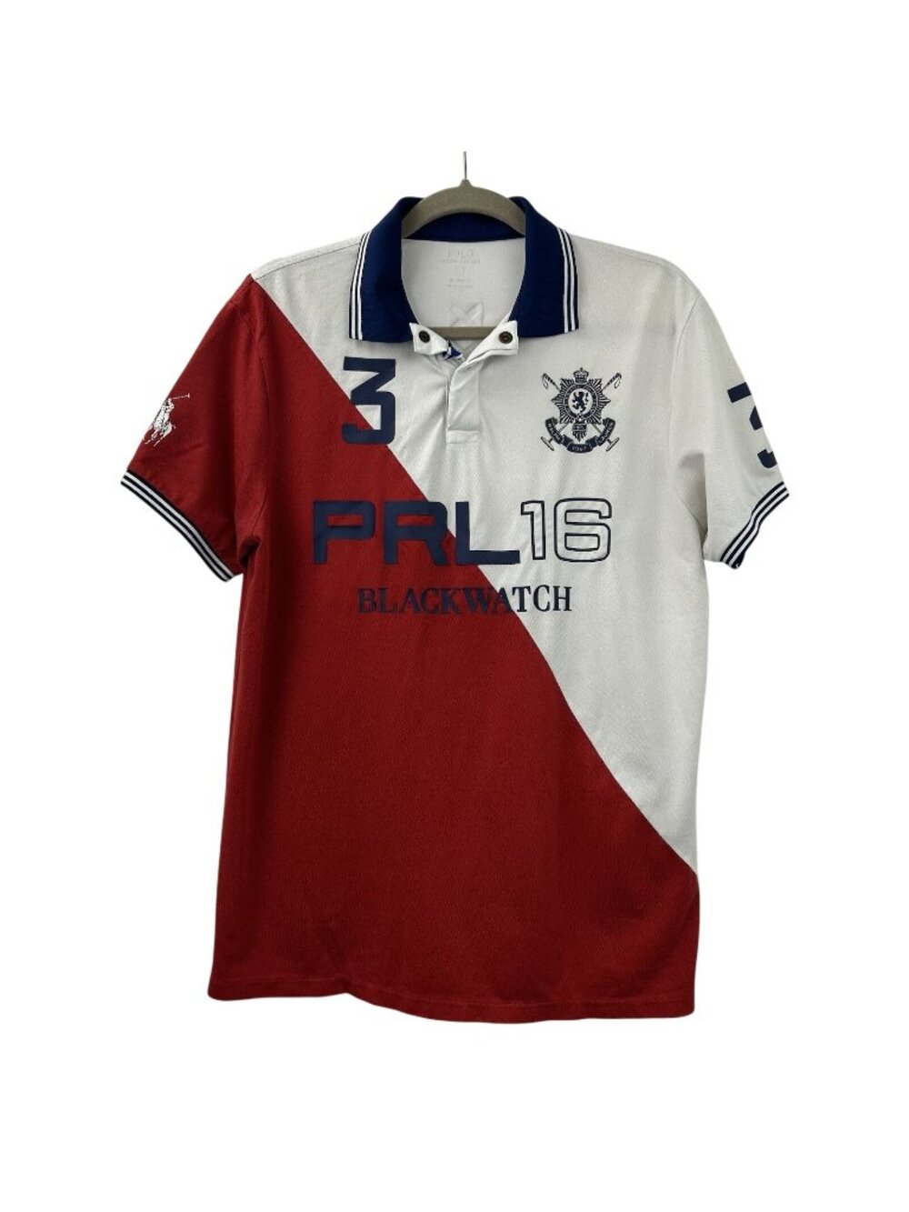Ralph Lauren Polo Shirt Blackwatch PRL 16 Polo Team 3 Men’s L Color-blocked Red